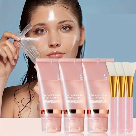 Hypoallergenic Collagen Night Mask - Deep Nourishing & Firming Treatment JUST FIT IN