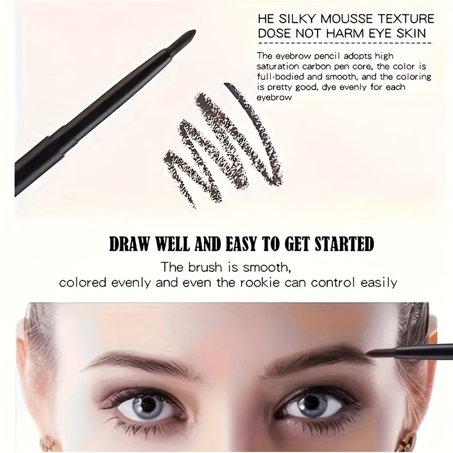 12pcs Waterproof Eyeliner Set - Long-Lasting Matte Black Formula JUST FIT IN