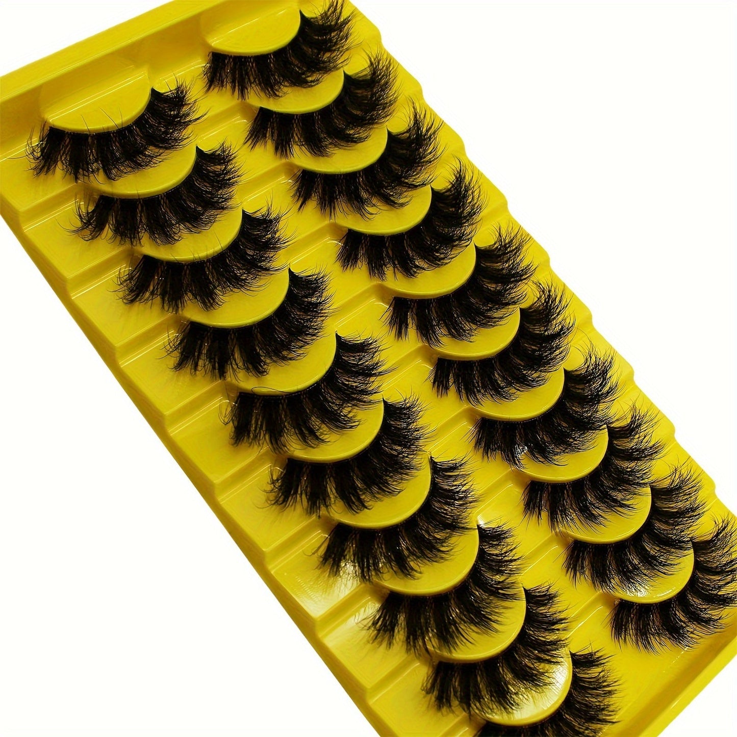 3D Russian Strip False Eyelashes - 10 Pairs Fluffy Dramatic Lashes JUST FIT IN