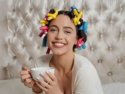 Heatless Hair Rollers - 30pcs Soft Foam Curling Rods for DIY Styling JUST FIT IN