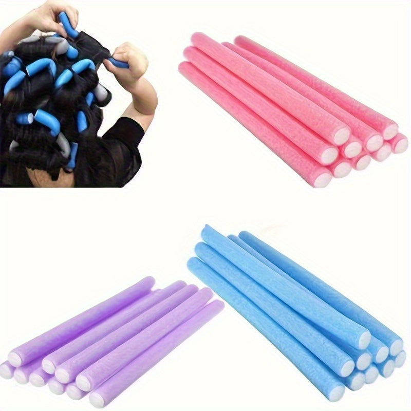 Heatless Hair Rollers - 20pcs Soft Foam Curling Rods for DIY Styling JUST FIT IN