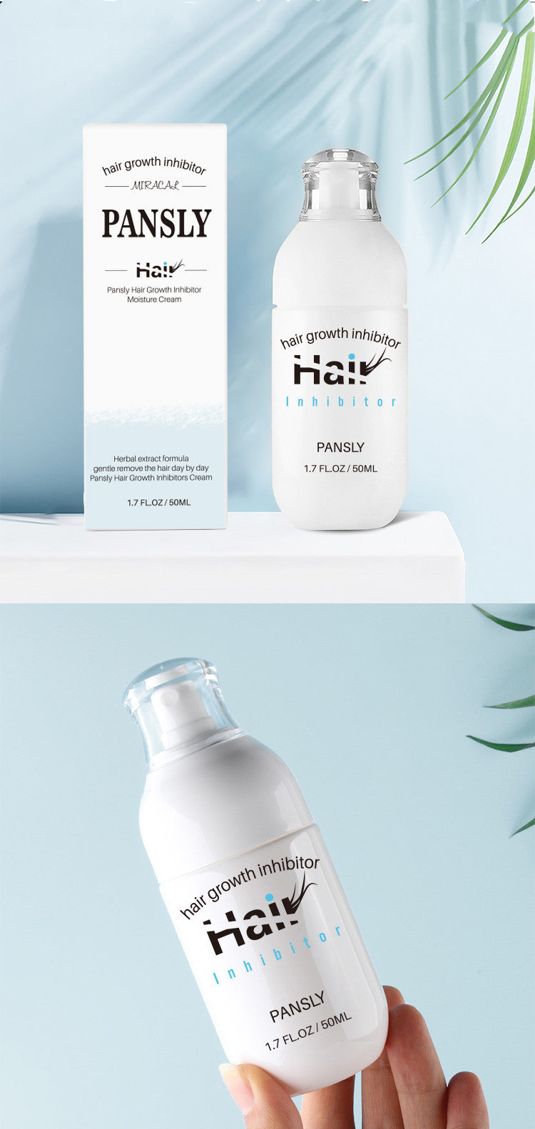 2-in-1 Face & Body Hair Removal Cream