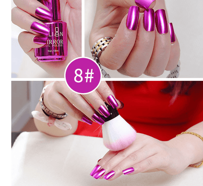 Shiny Mirror Finish Silver Nail Polish Cashymart
