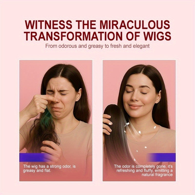 Leave-in Wig Hair Care Spray 248ml - Heat Protectant with Argan Oil JUST FIT IN