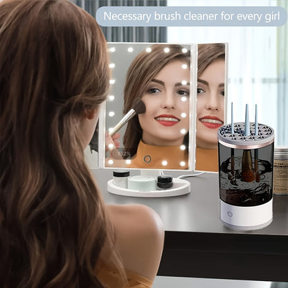 Electric Makeup Brush Cleaner - USB Powered Washing & Drying Machine | JUST FIT IN JUST FIT IN
