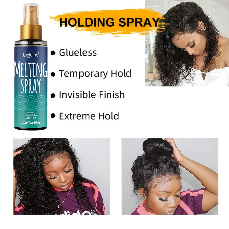 LUXFUME Invisible Lace Melting Spray - Glueless Wig Adhesive JUST FIT IN