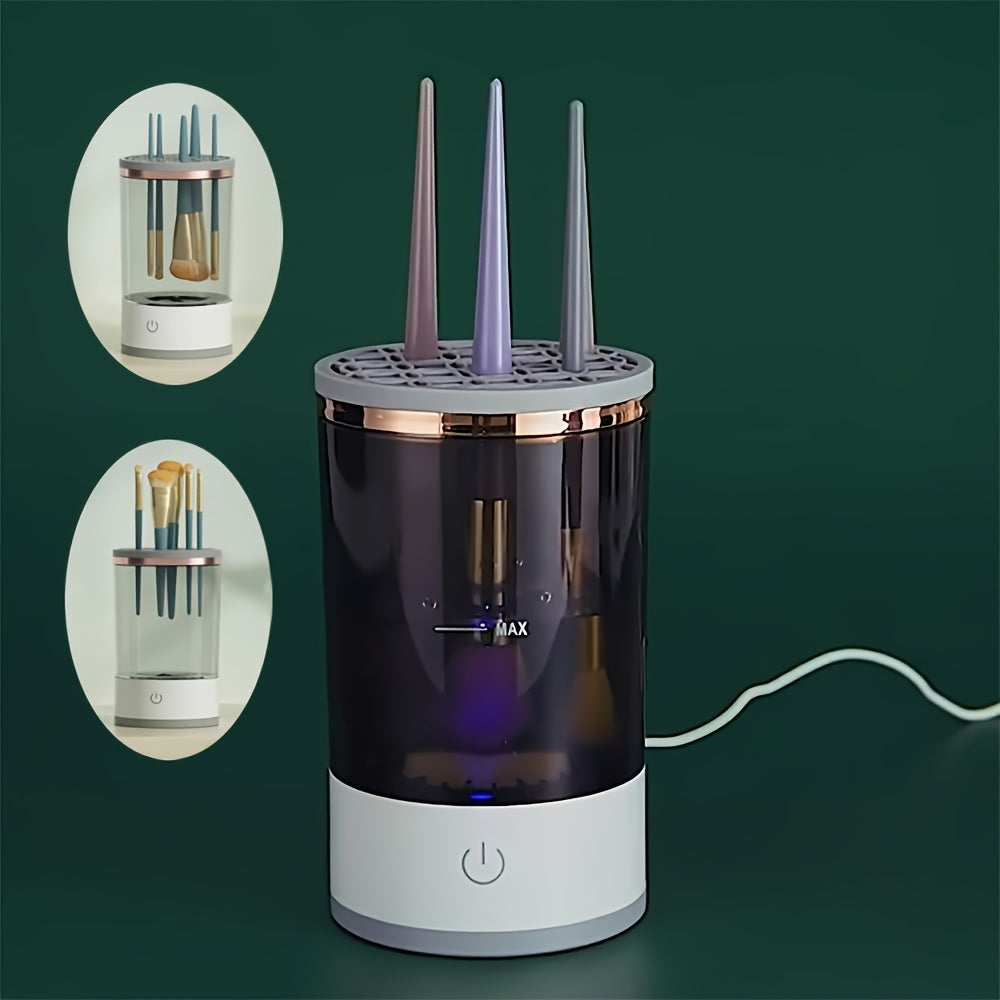 Electric Makeup Brush Cleaner - USB Powered Washing & Drying Machine | JUST FIT IN JUST FIT IN