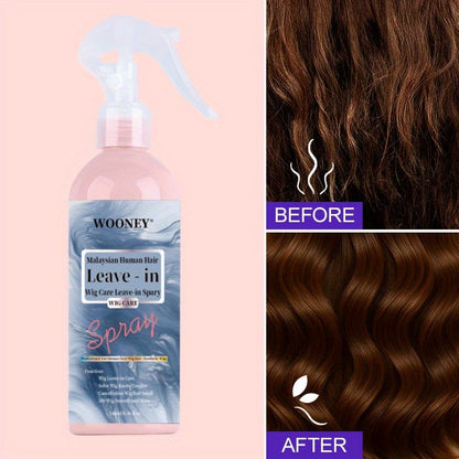 Leave-in Wig Hair Care Spray 248ml - Heat Protectant with Argan Oil JUST FIT IN