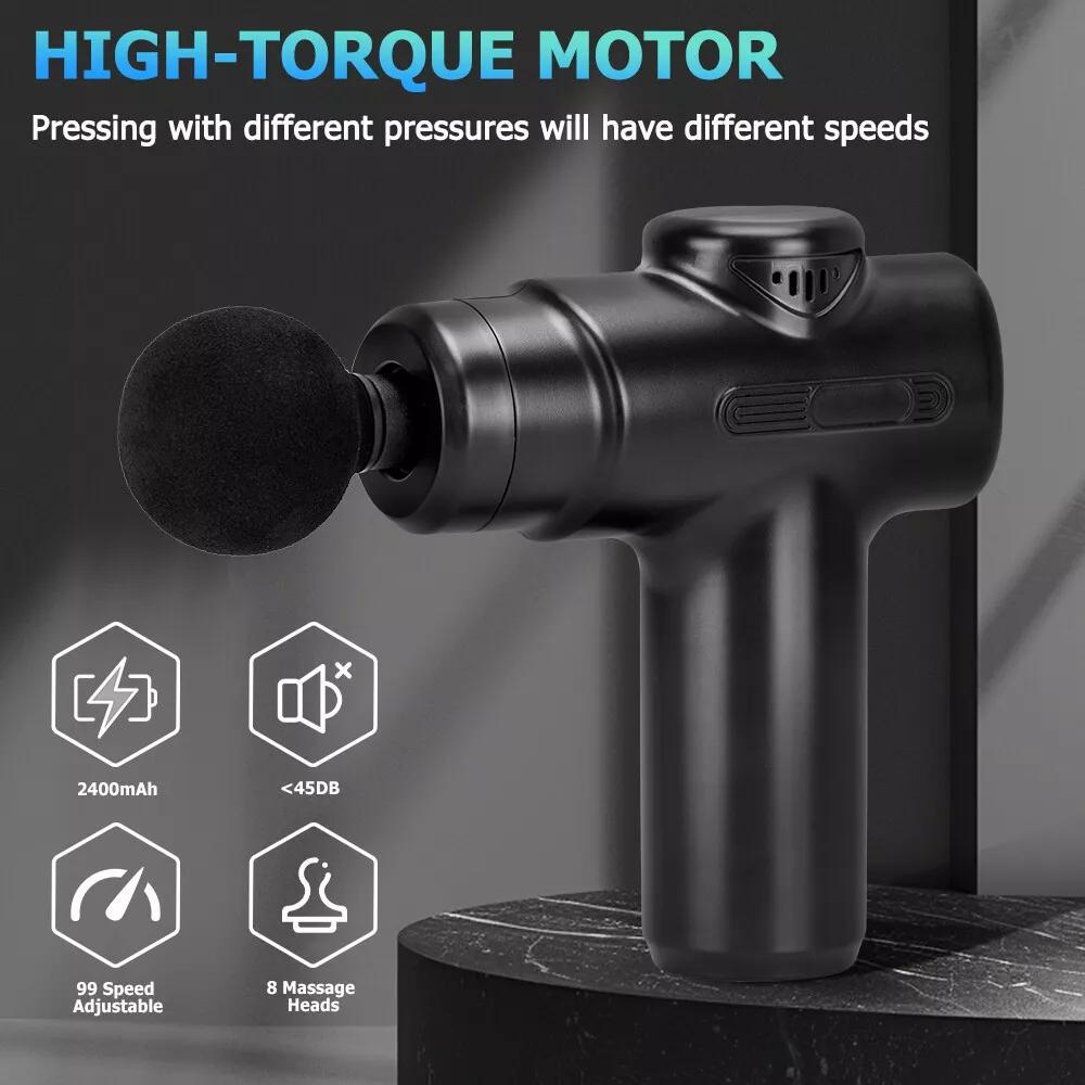 Mini Portable Neck Massager - USB Rechargeable Fascia Gun JUST FIT IN