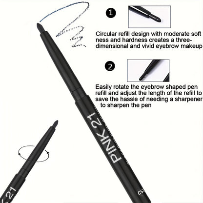 12pcs Waterproof Eyeliner Set - Long-Lasting Matte Black Formula JUST FIT IN