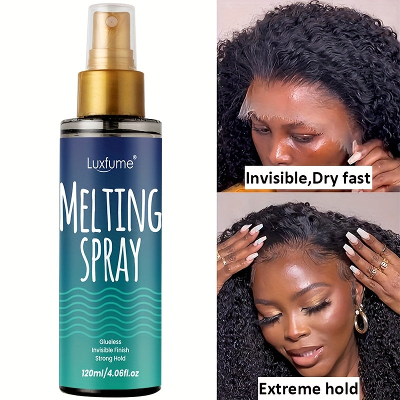 LUXFUME Invisible Lace Melting Spray - Glueless Wig Adhesive JUST FIT IN
