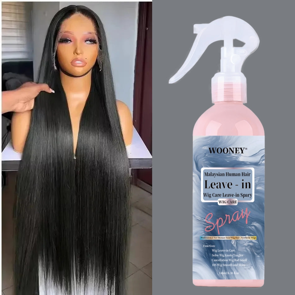 Leave-in Wig Hair Care Spray 248ml - Heat Protectant with Argan Oil JUST FIT IN