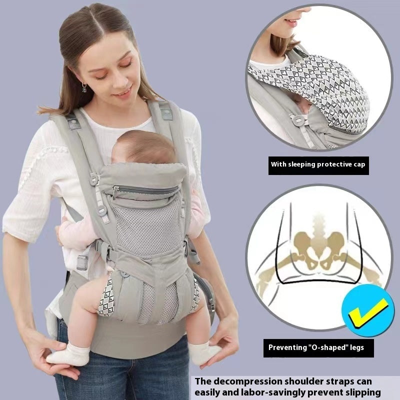 Multifunction Baby Carrier with Waist Stool