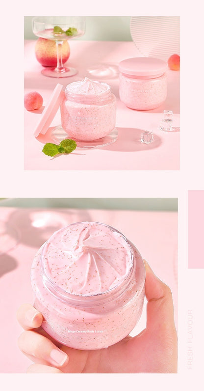 Peach Body Scrub Cream