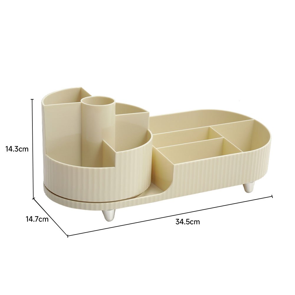 360° Rotating Makeup Organizer - Large Capacity Cosmetic Storage JUST FIT IN