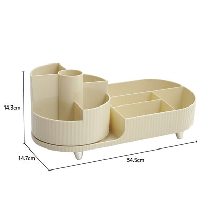 360° Rotating Makeup Organizer - Large Capacity Cosmetic Storage JUST FIT IN