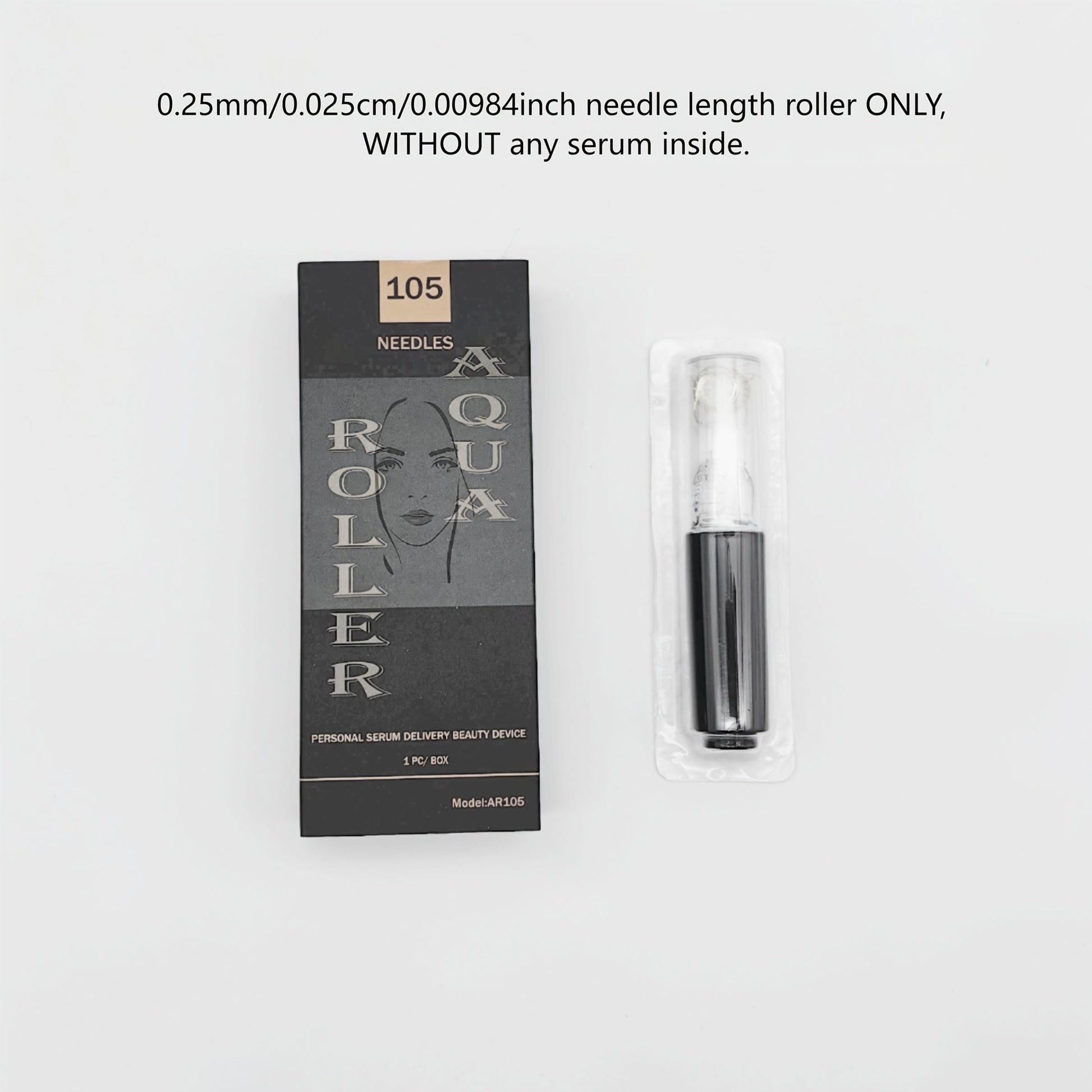 0.25mm Microneedling Roller - 105 Needles Lip Boost & Face Derma Roller JUST FIT IN