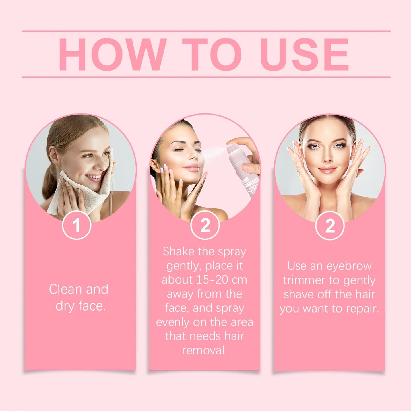 Pre & Post Hair Removal Care Spray - Moisturizing Skin Treatment JUST FIT IN