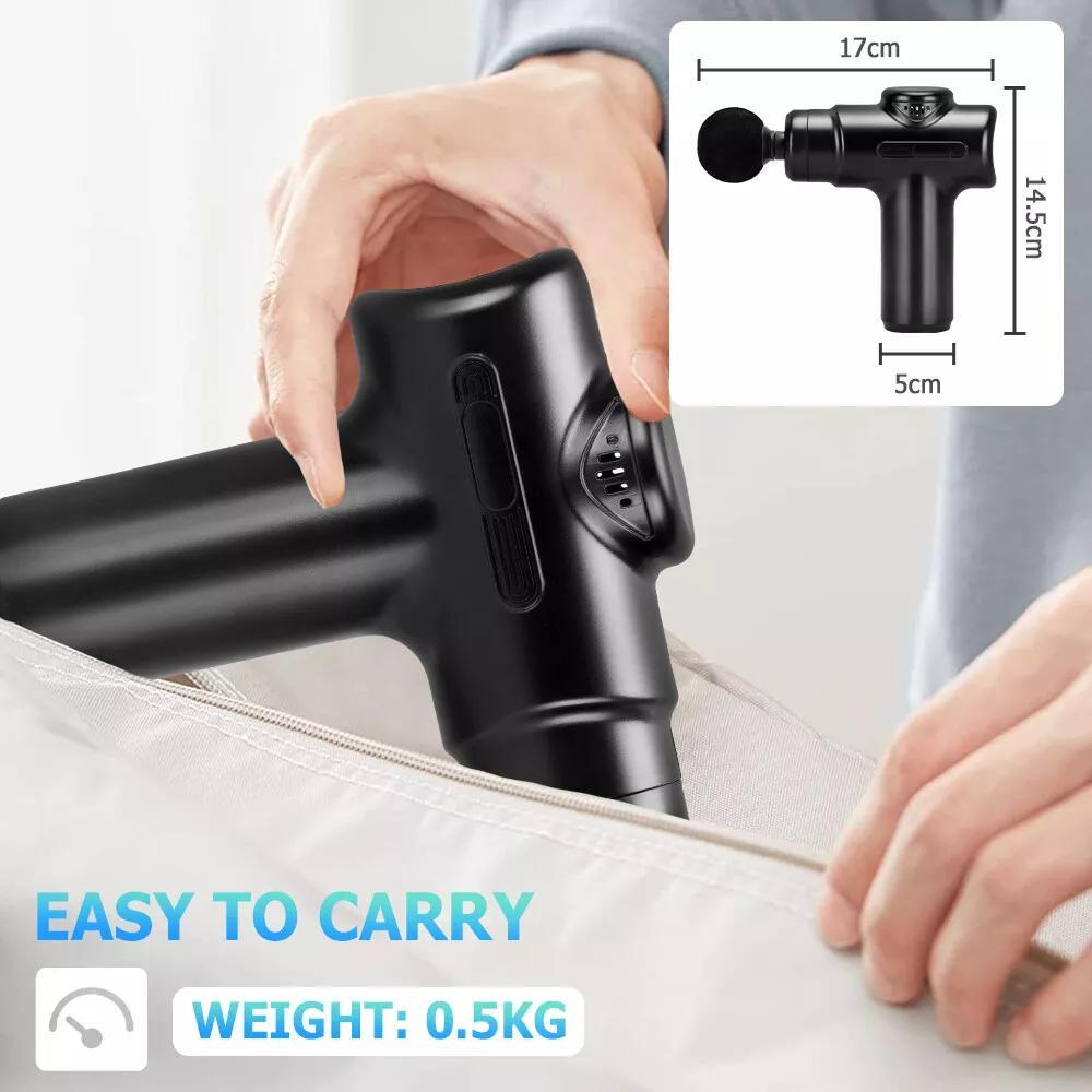 Mini Portable Neck Massager - USB Rechargeable Fascia Gun JUST FIT IN