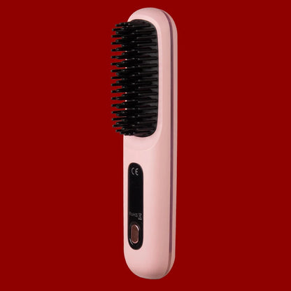 Electric Hot Comb Hair Straightener - Negative Ion Anti-Scald Styling Brush | JUST FIT IN JUST FIT IN