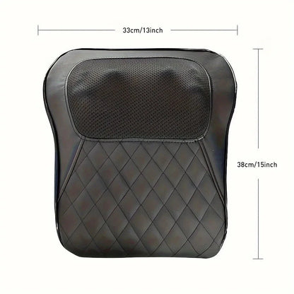 3D Kneading Massage Pillow with Heat - Deep Tissue Back & Neck Pain Relief | JUST FIT IN JUST FIT IN