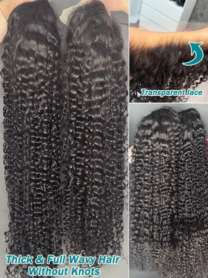 300% Density 13x6 HD Lace Frontal Wig - 30-36 Inch Loose Deep Wave Human Hair | JUST FIT IN JUST FIT IN