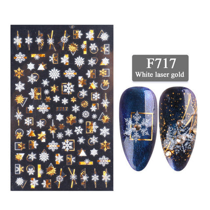 New Nail Stickers 3D Christmas Series Cashymart