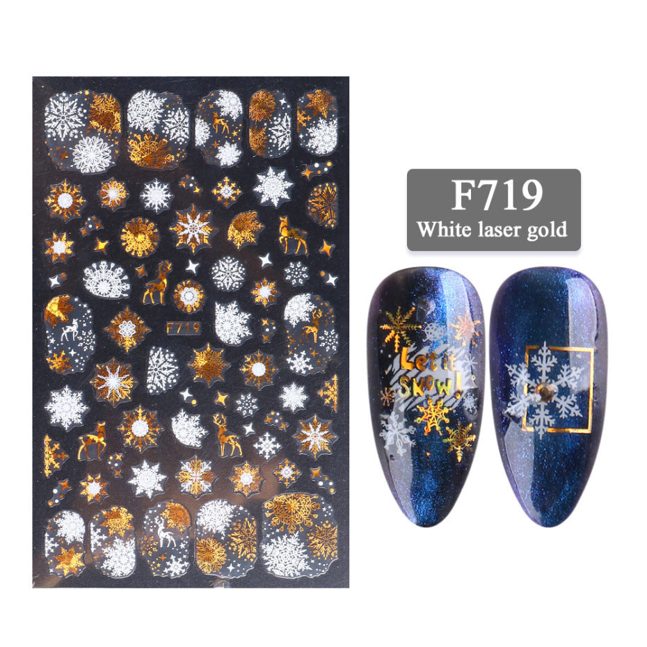 New Nail Stickers 3D Christmas Series Cashymart