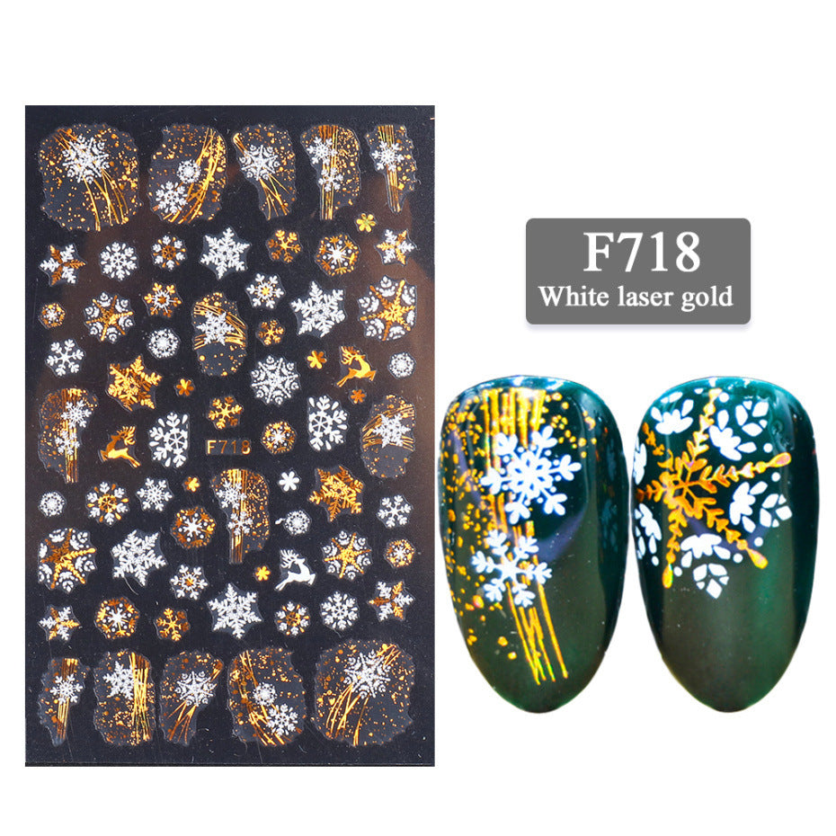 New Nail Stickers 3D Christmas Series Cashymart