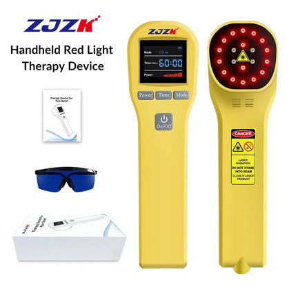 650nm + 808nm Laser Therapy Device - 20 Diodes for Arthritis & Diabetic Foot Pain Relief | JUST FIT IN JUST FIT IN