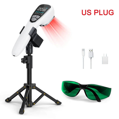 Cold Laser Therapy Device - 18 Diodes (6x808nm + 12x650nm) for Arthritis & Pet Pain Relief | JUST FIT IN JUST FIT IN