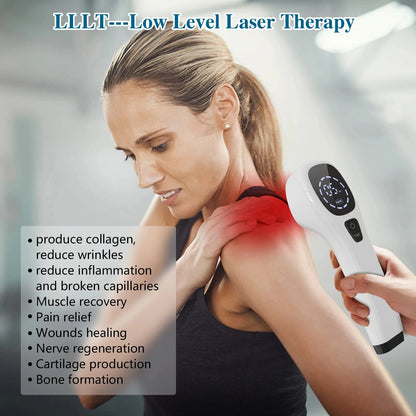 808nm Laser Therapy Device for Pain Relief - Knee, Arthritis & Shoulder Treatment | JUST FIT IN JUST FIT IN
