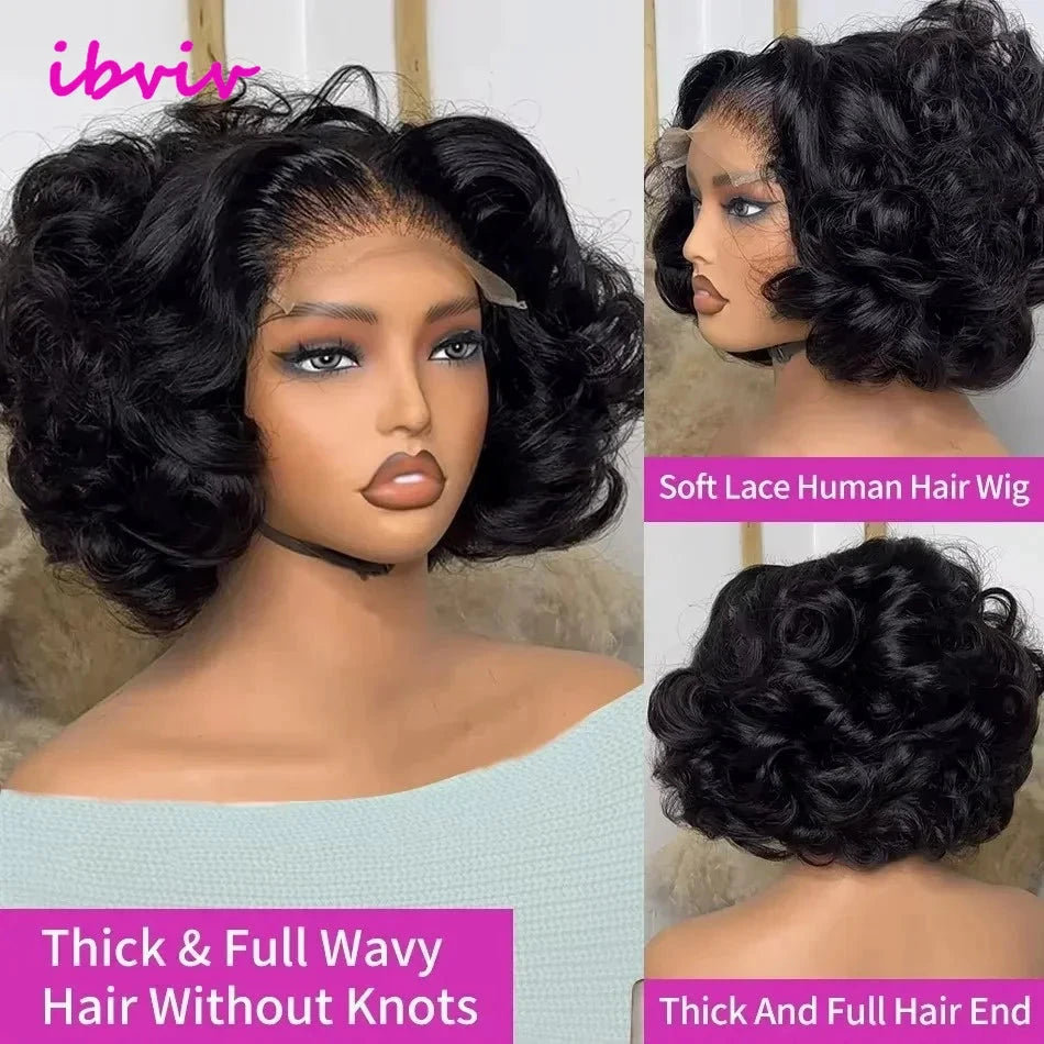 250% Density Glueless Wig - 12 Inch Loose Deep Wave Ready To Go 13x4 Lace Front | JUST FIT IN JUST FIT IN