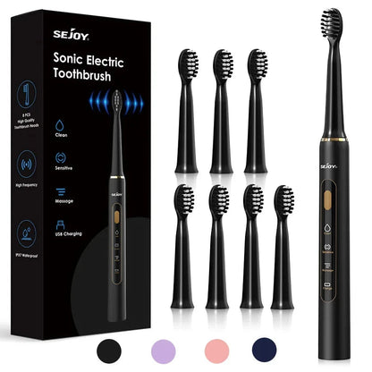 Sonic Electric Toothbrush - IPX7 Waterproof with 3 Modes & USB Charging | JUST FIT IN JUST FIT IN