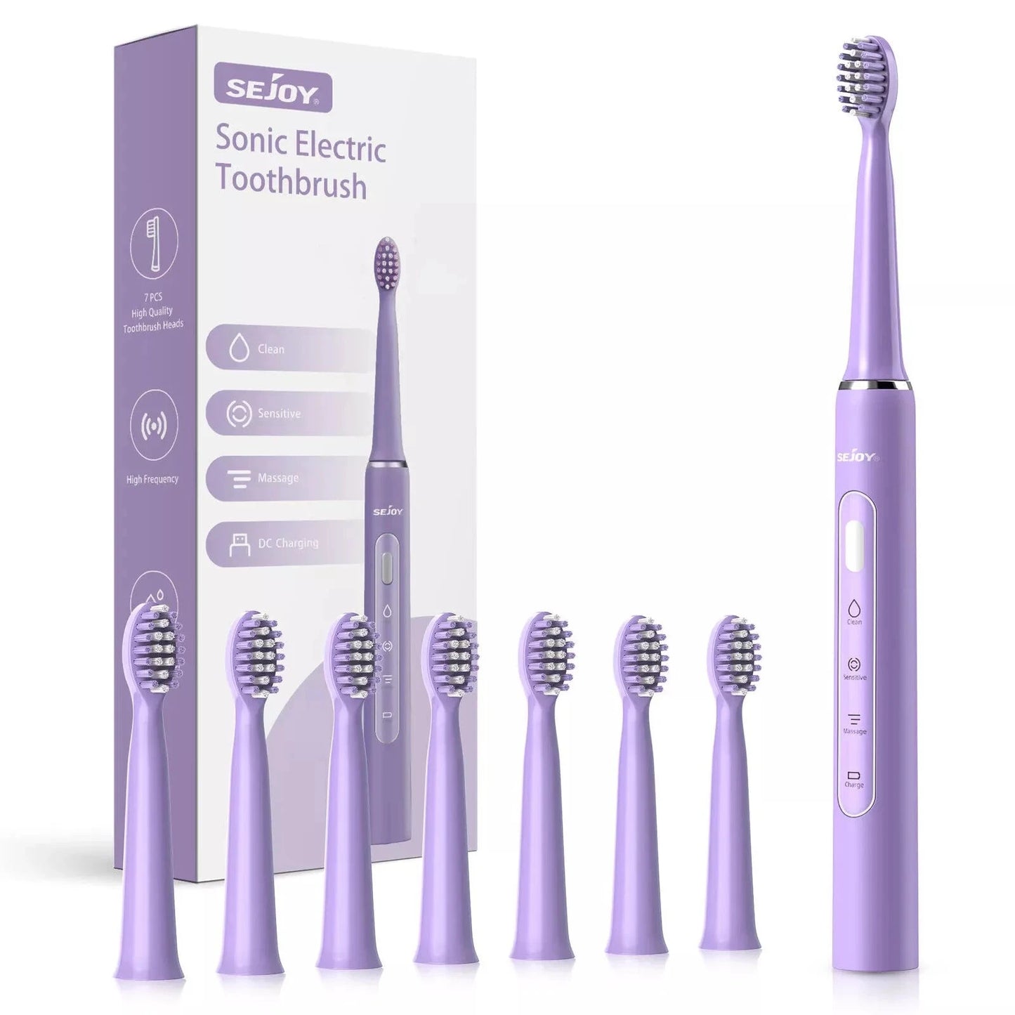 Sonic Electric Toothbrush - IPX7 Waterproof with 3 Modes & USB Charging | JUST FIT IN JUST FIT IN