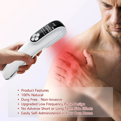 4x808nm Cold Laser Therapy Device - TENS & LLLT for Joint & Muscle Pain Relief | JUST FIT IN JUST FIT IN