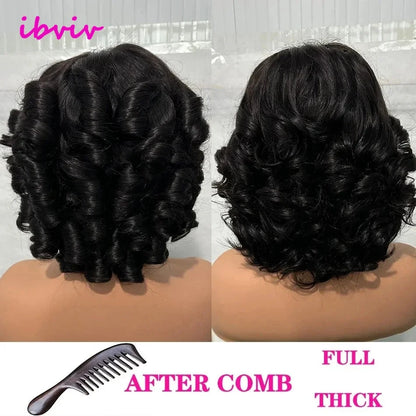 250% Density Glueless Wig - 12 Inch Loose Deep Wave Ready To Go 13x4 Lace Front | JUST FIT IN JUST FIT IN