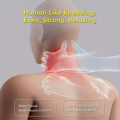 Heated Neck & Shoulder Massage Shawl - Rechargeable Trapezius Massager with Kneading | JUST FIT IN JUST FIT IN