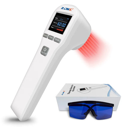 650nm + 808nm Cold Laser Therapy Device - LLLT for Pain Relief & Wound Healing | JUST FIT IN JUST FIT IN