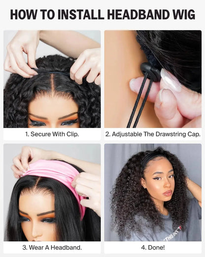Mongolian Afro Kinky Curly Hair Bundles - 4B 4C Remy Human Hair Weave 3 Bundles | JUST FIT IN JUST FIT IN