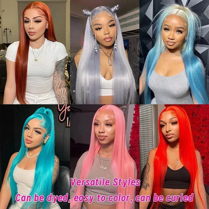 13x4 13x6 HD Lace Frontal Wig - 40-46 Inch 613 Blonde Straight Human Hair | JUST FIT IN JUST FIT IN