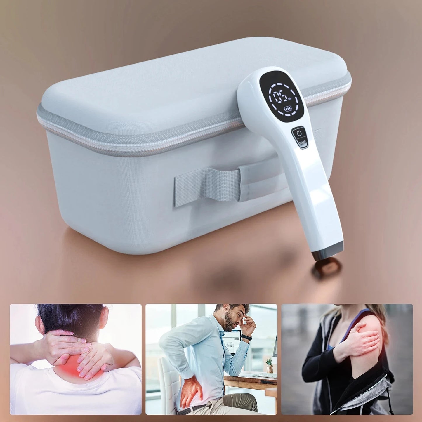 808nm Laser Therapy Device for Pain Relief - Knee, Arthritis & Shoulder Treatment | JUST FIT IN JUST FIT IN
