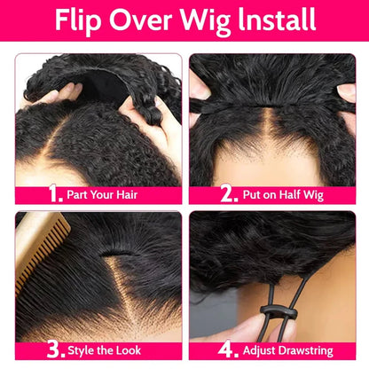Mongolian Afro Kinky Curly Hair Bundles - 4B 4C Remy Human Hair Weave 3 Bundles | JUST FIT IN JUST FIT IN