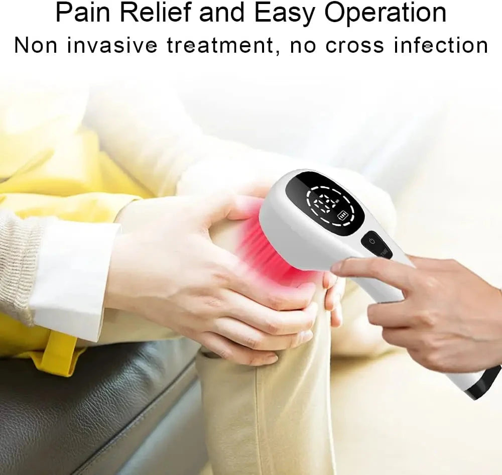 2x808nm Laser Human/Vet Device with LED Display Joint&Muscles Pain Relief for Infrared Light LLLT Physiotherapy Equipment JUST FIT IN