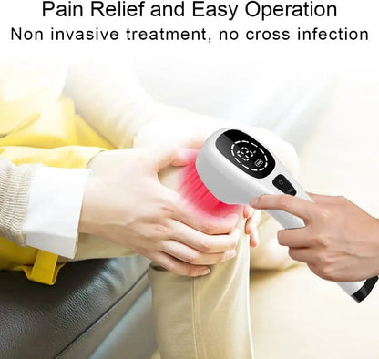 2x808nm Laser Human/Vet Device with LED Display Joint&Muscles Pain Relief for Infrared Light LLLT Physiotherapy Equipment JUST FIT IN