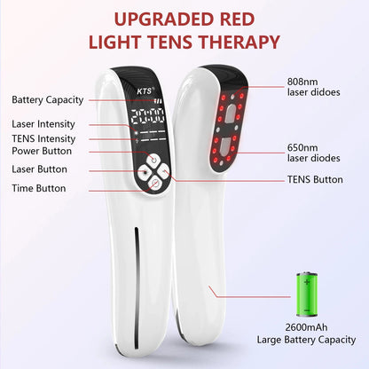 4x808nm Cold Laser Therapy Device - TENS & LLLT for Joint & Muscle Pain Relief | JUST FIT IN JUST FIT IN