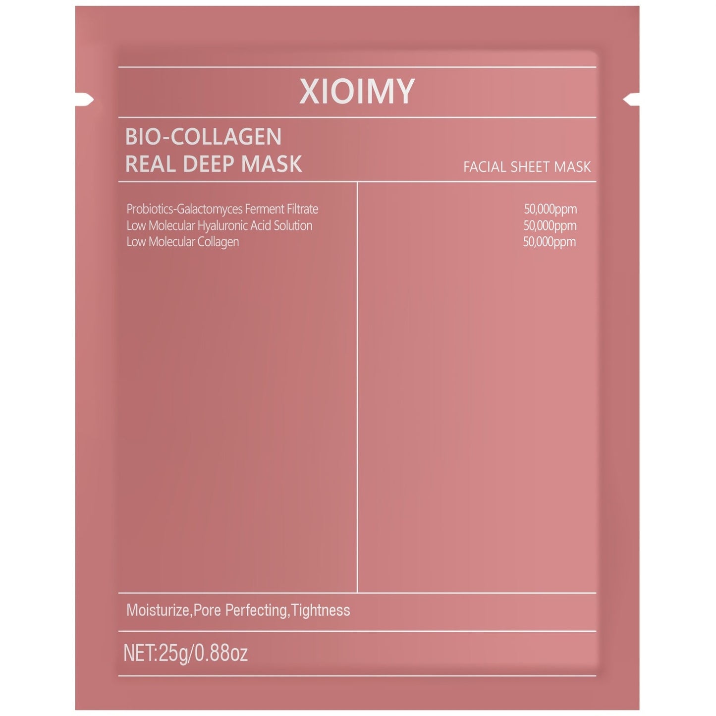 1pc/2pcs/3pcs Collagen Brightening Facial Mask; Deep Moisturizing, Hydrating, Firming Facial Light Beige, Keeping Light Beige Moist And Smooth, Gentle And Non Irritating, Containing Collagen And Hyaluronic Acid JUST FIT IN