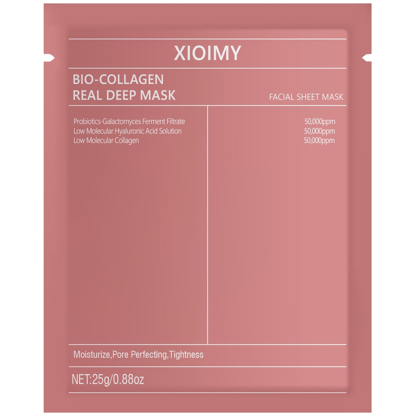 1pc/2pcs/3pcs Collagen Brightening Facial Mask; Deep Moisturizing, Hydrating, Firming Facial Light Beige, Keeping Light Beige Moist And Smooth, Gentle And Non Irritating, Containing Collagen And Hyaluronic Acid JUST FIT IN