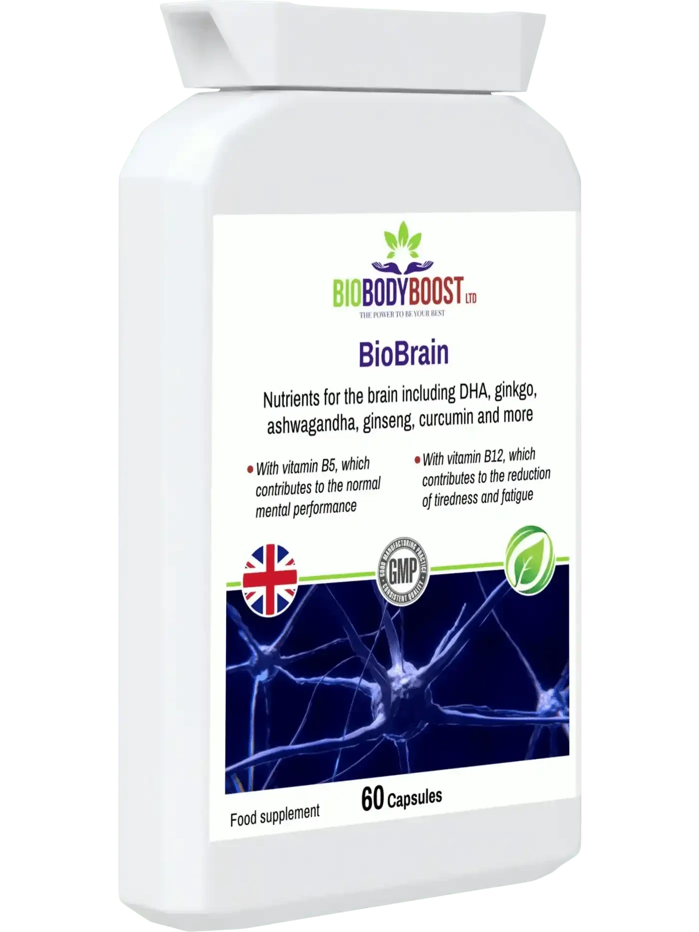 BioBrain - Natural Nootropics Supplement BioBodyBoost