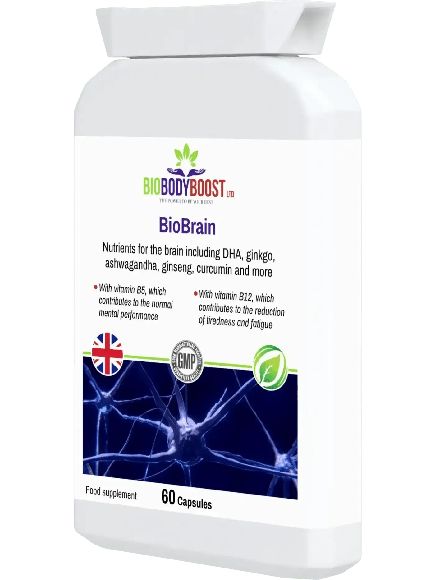 BioBrain - Natural Nootropics Supplement BioBodyBoost